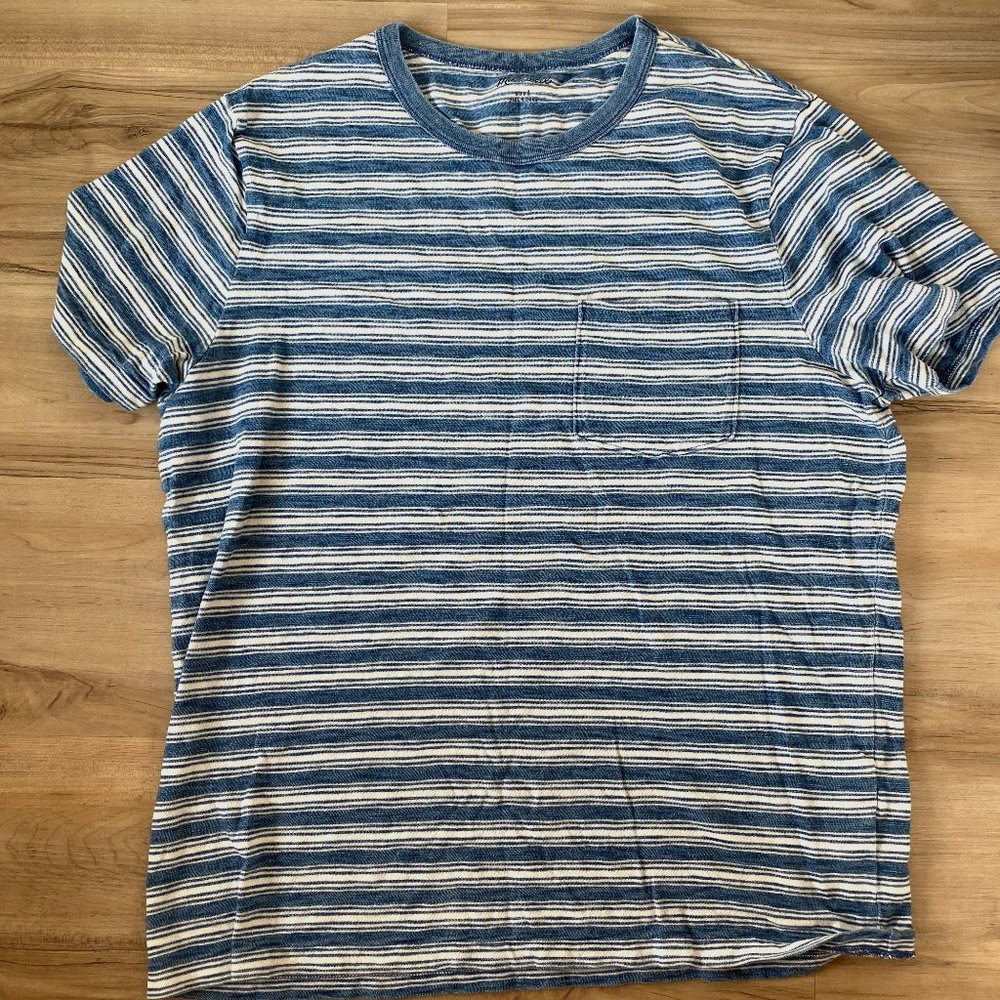 Madewell Unisex Classic Striped Pocket T
